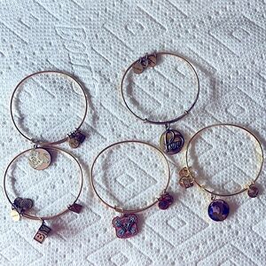 Set of 5 Alex and Ani Bracelets